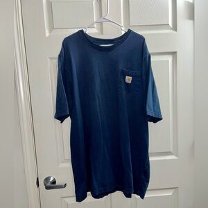 Carhartt Navy Loose Fit Pocket Tee